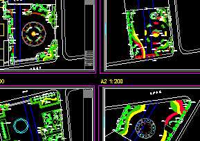 城市綠化與休閑空間建設(shè) 某廣場(chǎng)綠化平面圖及施工要點(diǎn)解析